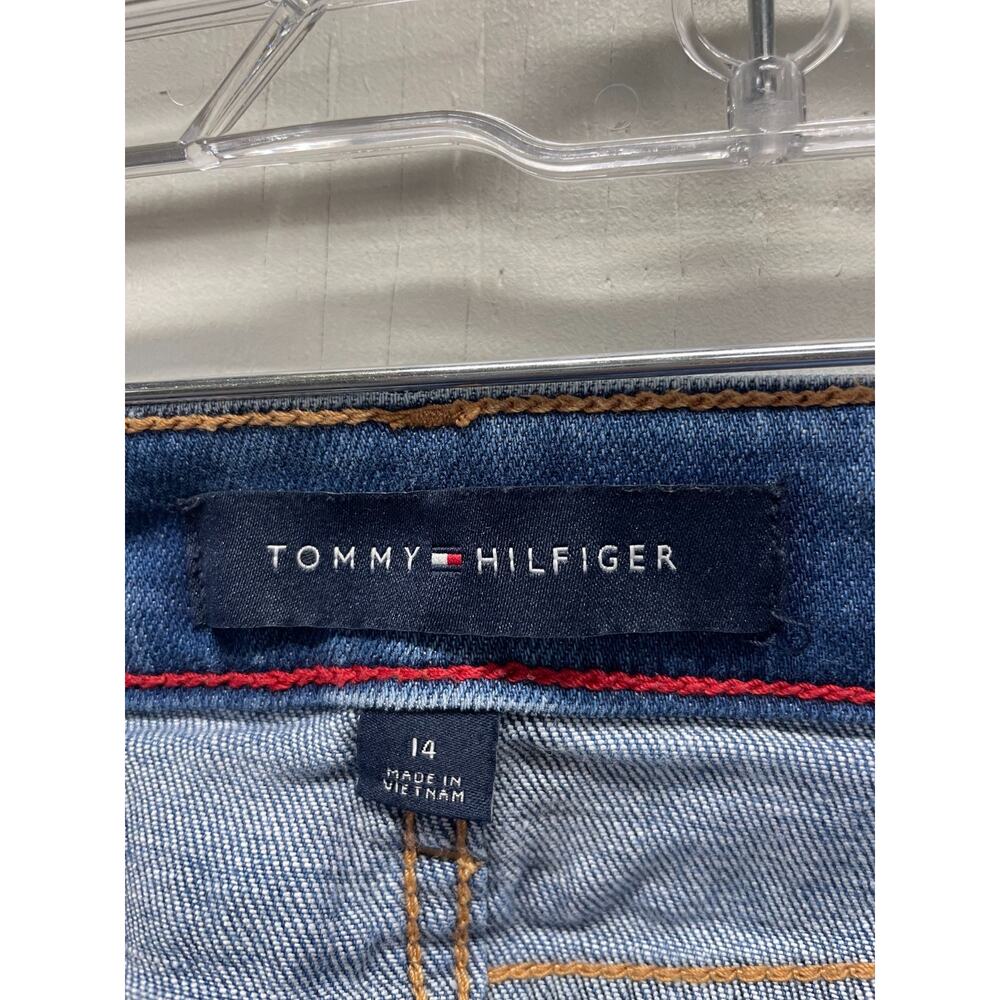 Tommy Hilfiger Women's Jeans - Tribeca Straight - Size 14 Medium Wash Hi-Rise - Picture 4 of 8